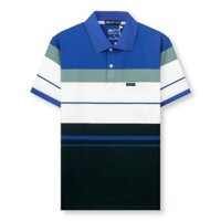 Áo thun nam sọc ngang trung niên có túi Big Size 3XL 100kg chất cotton mặc mát from rộng