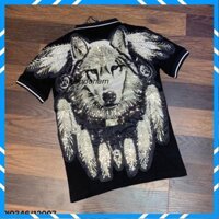 Áo thun nam sói bạc đính kim sa mẫu mới ⇞ . *