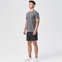 Áo thun nam tập gym cổ tròn,áo thun cổ tròn tập gym vải co giãn thoáng mát giúp vận động
