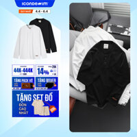 Áo Thun Nam Tay Dài Vintage Henley With Leather Detail Form Slim ATID0510