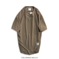 Áo thun nam tay ngắn cổ tròn chất vải waffle vạt bầu [BTM]