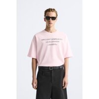 Áo thun nam tay ngắn cổ tròn in hình thoải mái ZARA 6224330 620