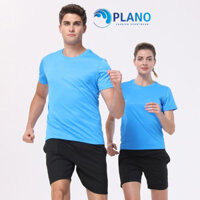 Áo thun nam thể thao co giãn thoáng khí, áo ngắn tay nam chạy bộ PLANO Áo cộc tay nam tập gym, bóng rổ, đạp xe KP028