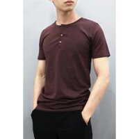 Áo thun nam trơn tay ngắn KING phông ngắn tay nam màu trắng đen vải cotton lạnh mặt siêu mát đẹp V03 - Nâu - 2XL