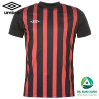 Áo thun nam Umbro Stripe Jersey Hàng size châu Âu (màu Black/Vermil)