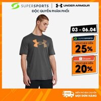 Áo Thun Nam Under Armour Big Logo Fill - Xám  - 1379451-025