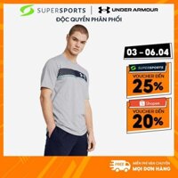 Áo Thun Nam Under Armour Lc Stripe - Xám  - 1379450-011