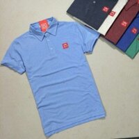 Áo thun nam vải coton mềm mịn mát màu xanh biển