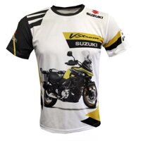 Áo thun nam xe máy thời trang cho suzuki hayabusa gsxr sv gsxs v-strom cướp