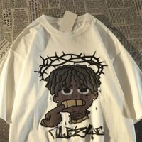 Áo Thun Nam Xu Hướng Mùa Hè 2024 Phim Hoạt Hình Chất Lượng Cao In Cho Các Cặp Vợ Chồng Ngắn Tay áo