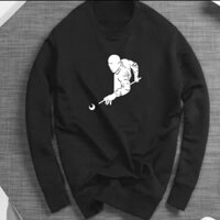 Aó thun nam,nữ tay dài sweater cổ tròn đủ size tới 120kg, áo hoạt hình các loai