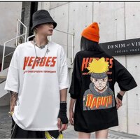 Áo Thun NARUTO 2 Màu Unisex Cực Chất - Đen,S