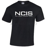 Áo thun NCIS Police Tv Show Logo mát mẻ 100% Cotton