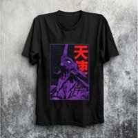 Áo thun Neon Genesis Evangelion Black độc đẹp cực chất ngắn tay - S