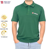 Áo thun ngân hàng VP bank có cổ, áo polo cho nam nữ, chất vải cao cấp thoáng mát, co dãn tốt - Đồng Phục Bốn Mùa