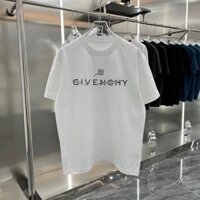 Áo thun ngắn tay cho nam nữ mùa hè in chữ Givenchy2025 nhẹ nhàng sang trọng nam nữ đa năng