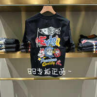 Áo thun ngắn tay cổ điển Damo dành cho nam EVIS + U 2EAHTM3TS1091XXXT