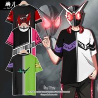 Áo Thun Ngắn Tay Cổ Tròn In Hình Kamen Rider Decade 3D Thời Trang Mùa Hè Nhật Bản