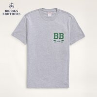 Áo thun ngắn tay Cotton cổ tròn mới của Brooks Brothers