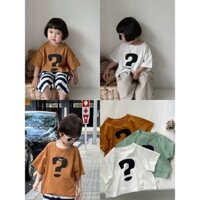 Áo thun ngắn tay Dấu Hỏi Basic cho bé A180