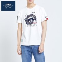 Áo thun ngắn tay EDWIN Edo Katsu dáng rộng Unisex Áo sơ mi chất lượng cao cấp