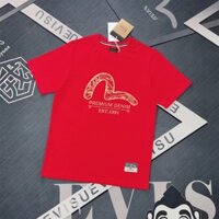 Áo thun ngắn tay Evis nam seagull in hình Nhật Bản giản dị đa năng thể thao hàng đầu nữ