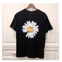 Áo thun ngắn tay hoa cúc PEACEMINUSONE GDragon - Áo thun unisex tay ngắn form rộng vải cotton thoáng mát - Full size