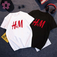 Áo thun ngắn tay in chữ Unisex H & M