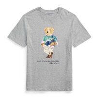 Áo thun ngắn tay in hình gấu thời trang nam RalphL YND3T