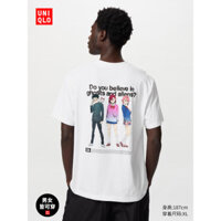 Áo thun ngắn tay in hình nam và nữ Uniqlo