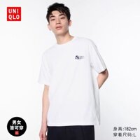 Áo thun ngắn tay in hình Uniqlo dành cho nam và nữ 466956