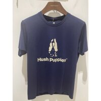 Áo thun ngắn tay in họa tiết Logo lớn cổ điển thời trang Hush