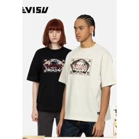 Áo thun ngắn tay in logo unisex Buddha Head mới của EVIS-U