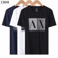 Áo thun ngắn tay Logo chữ cái lớn của Armani Áo thun ngắn tay Joker Casual Top
