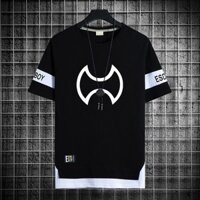 Áo thun ngắn tay mới dành cho nam Hip Hop Final Fantasy XIV Thiết kế huy hiệu trò chơi cổ tròn hàng đầu Áo thun nam họa tiết Áo thun nam nữ thông thường Áo sơ mi ngoại cỡ đa năng Áo thun trắng