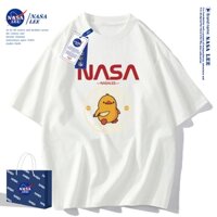 Áo thun ngắn tay NASA - Họa tiết vịt vàng, 100% cotton, unisex