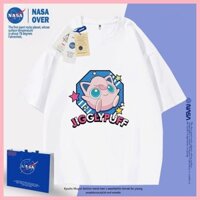 Áo thun ngắn tay Purin Pokémon Fat Áo thun nam nữ Pokémon Pikachu Áo thun ngắn tay mùa hè Cặp đôi mặc Jigglypuff