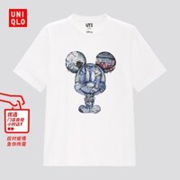 Áo thun ngắn tay Uniqlo họa tiết Disney Mickey, nam và nữ 449507