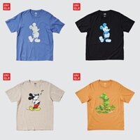 Áo thun ngắn tay Uniqlo nam / nữ / cặp đôi Mickey STANDS (Mickey) 447190