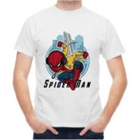 Áo Thun Ngắn Tay UNISEX Người Nhện CHIBI Giá Rẻ