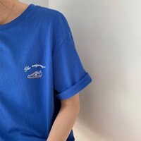 Áo thun nhân quả có sẵn cho nữ thời trang họa tiết giày thể thao hàng đầu