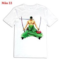 Áo thun nhân vật ZORO anime ONE PIECE (nhiều mẫu)