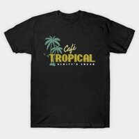 Áo thun nhiệt đới xinh chuẩn Cafe Tropical TShirt - TEE16