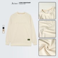 Áo thun nỉ dài tay nam trơn ATINO vải nỉ cao cấp nềm mại ấm áp form fitted AN4.7934