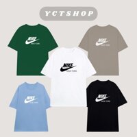Áo thun nike new york unisex trơn basic nam nữ cao cấp chất liệu 100% cotton YCTSHOP