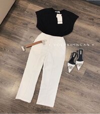 áo thun nữ - áo phông cánh dơi sát nách 3 màu - ĐEN