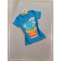 Áo thun nữ BAMBO mẫu Mckent màu xanh