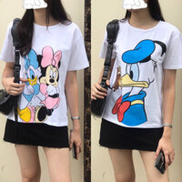 Áo thun nữ basic ZR hoạ tiết _hàng xuất xịn( ảnh thật)