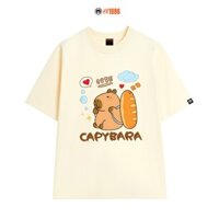 Áo Thun nữ Capybara 858 Localbrand HM86  Vải Cotton Co giãn 4 Chiều Dày Dặn Unisex Oversize