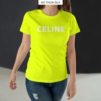 Áo Thun Nữ Ce Line Form Basic Nhiều Màu Vàng Đỏ Hồng Xanh Đen Trắng Áo Phông Đẹp - Vàng Chanh - 35 Cotton - 4XL